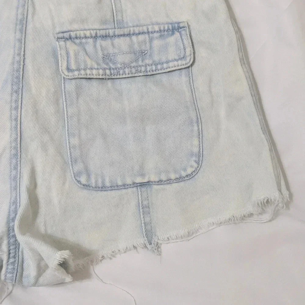 We The Free High Waisted Short, Color Light Blue, Size 25